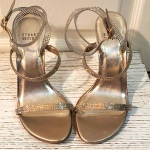 Stuart Weitzman Gold heels